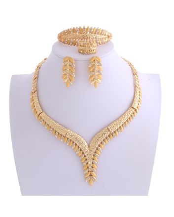 Gold Plated Necklace Set