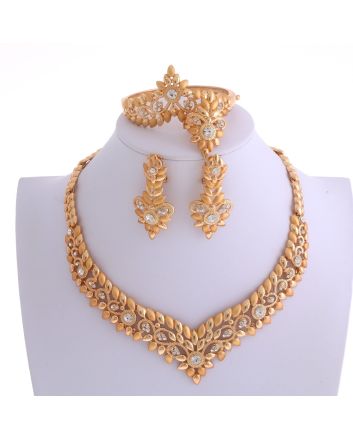 Gold Plated Necklace Set