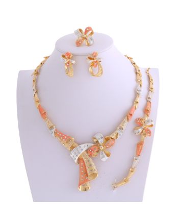 Gold Plated Necklace Set