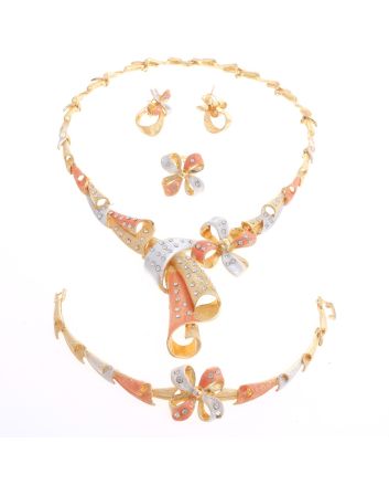 Gold Plated Necklace Set