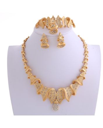 Gold Plated Necklace Set