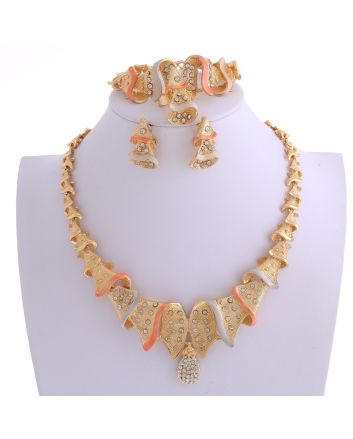 Gold Plated Necklace Set