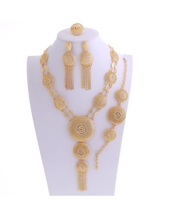 Gold Plated Necklace Set