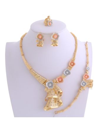 Gold Plated Necklace Set