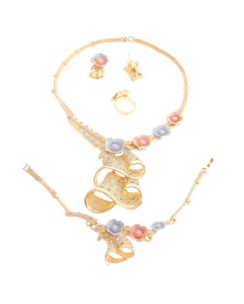 Gold Plated Necklace Set