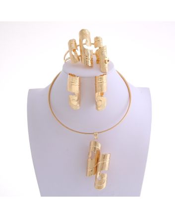 Gold Plated Necklace Set