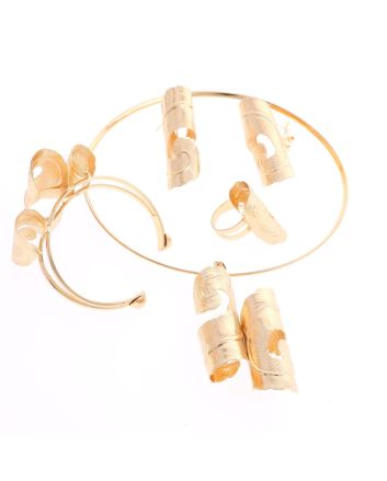 Gold Plated Necklace Set