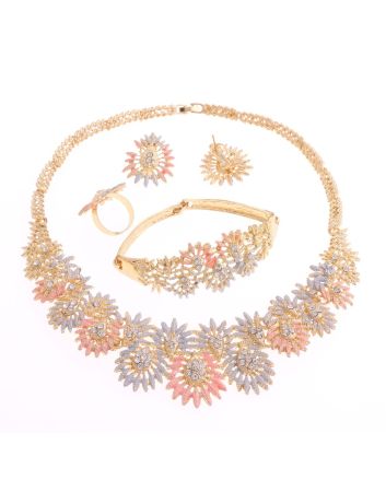 Gold Plated Necklace Set