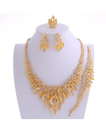 Gold Plated Necklace Set