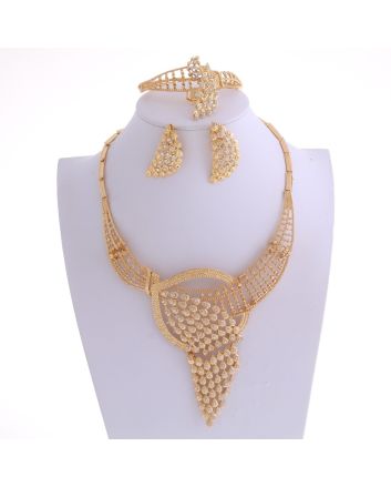 Gold Plated Necklace Set