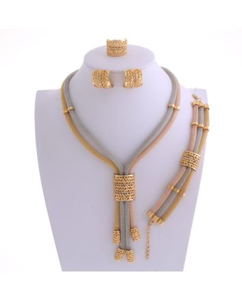 Gold Plated Necklace Set
