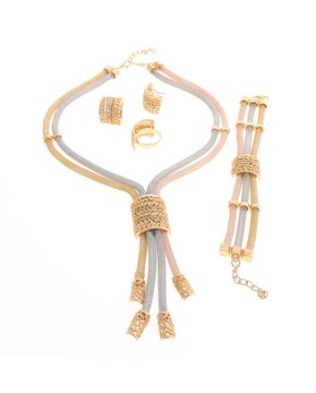 Gold Plated Necklace Set