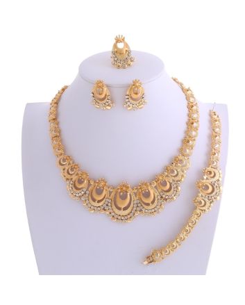 Gold Plated Necklace Set