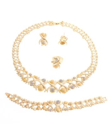 Gold Plated Necklace Set