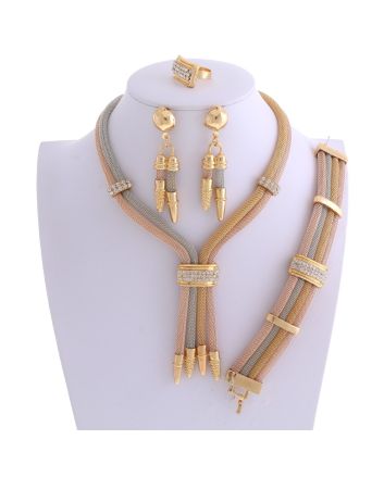 Gold Plated Necklace Set