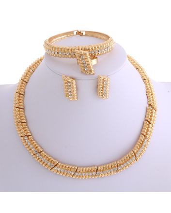 Gold Plated Necklace Set