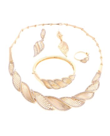 Gold Plated Necklace Set