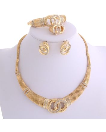 Gold Plated Necklace Set