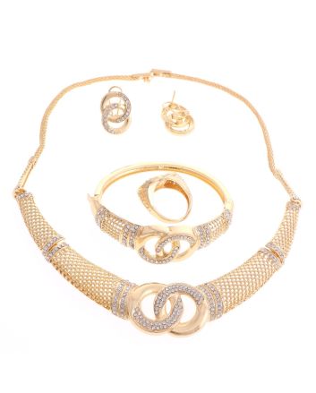 Gold Plated Necklace Set