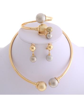Gold Plated Necklace Set