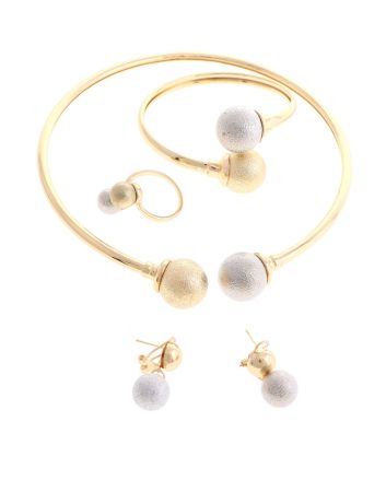 Gold Plated Necklace Set