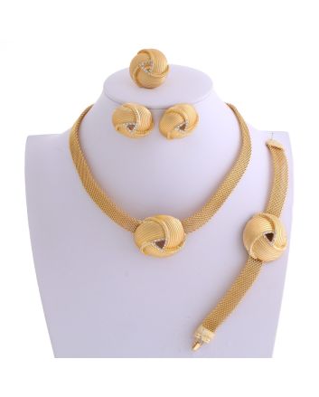 Gold Plated Necklace Set
