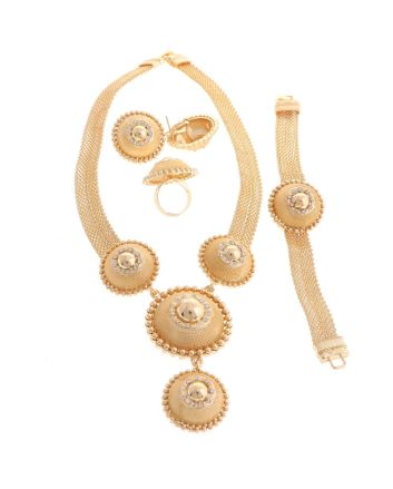 Gold Plated Necklace Set