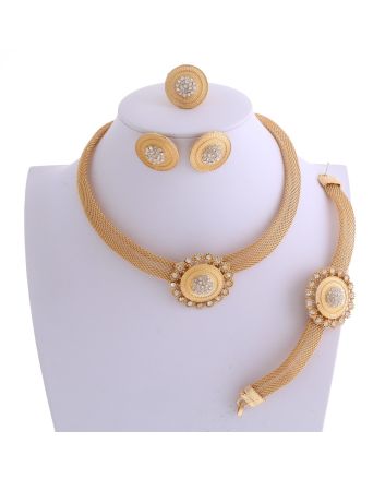 Gold Plated Necklace Set