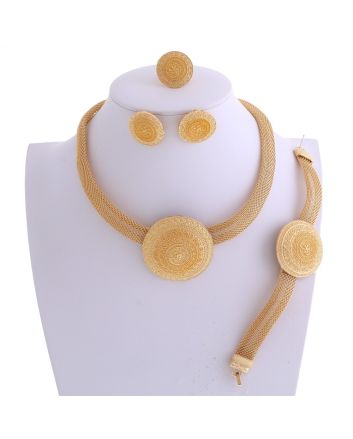 Gold Plated Necklace Set