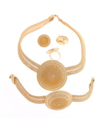Gold Plated Necklace Set