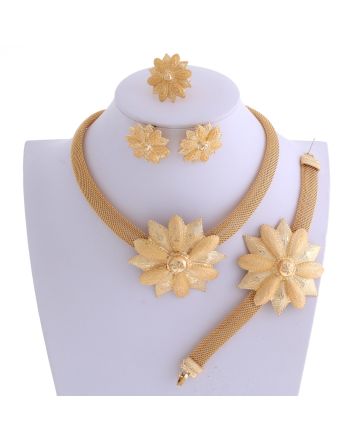 Gold Plated Necklace Set