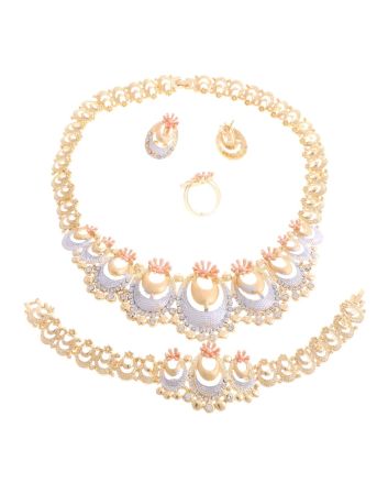 Gold Plated Necklace Set