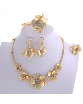 Gold Plated Necklace Set
