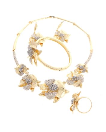Gold Plated Necklace Set