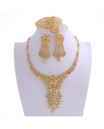 Gold Plated Necklace Set