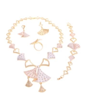 Gold Plated Necklace Set