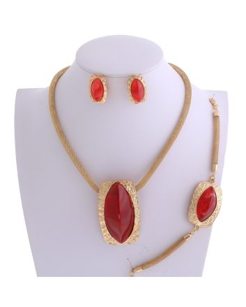 Gold Plated Necklace Set
