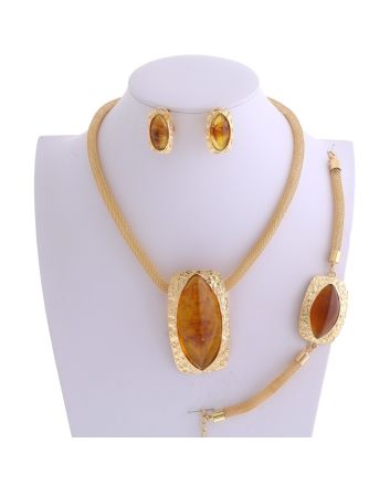 Gold Plated Necklace Set