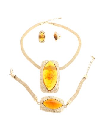 Gold Plated Necklace Set