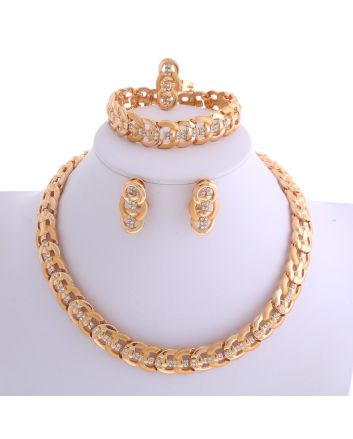 Silver Plated Necklace Set