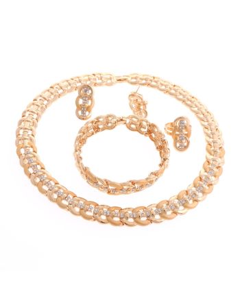 Silver Plated Necklace Set