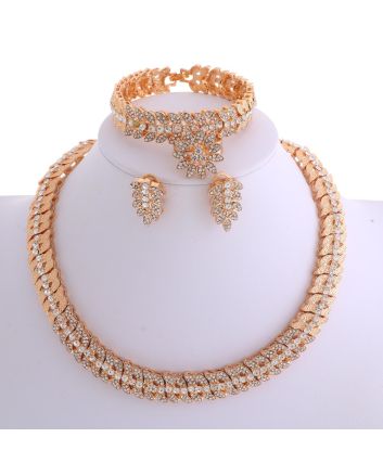Silver Plated Necklace Set