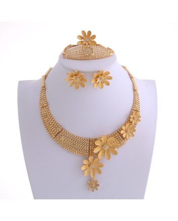 Gold Plated Necklace Set