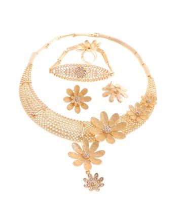 Gold Plated Necklace Set