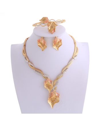 Gold Plated Necklace Set