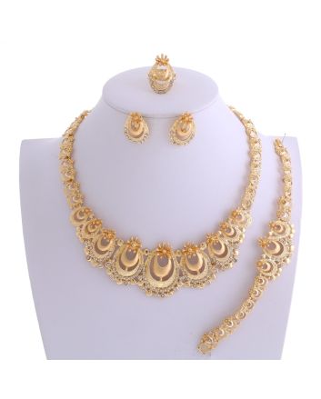 Gold Plated Necklace Set