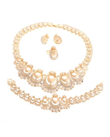 Gold Plated Necklace Set