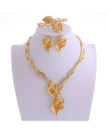 Gold Plated Necklace Set