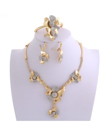 Gold Plated Necklace Set