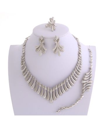 Silver Plated Necklace Set